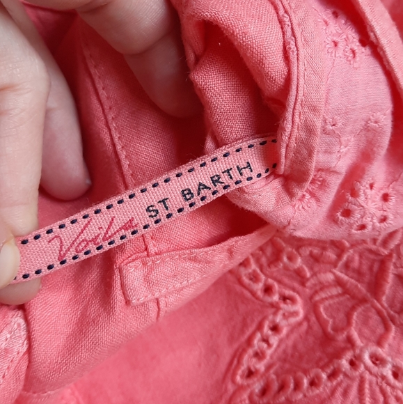 Voila St Barth Linen Embroidered Short - Picture 5 of 9